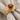 Carnelian Petal Cup Ring, gold vermeil finish, product photo