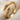 Gadrooned Horn Open Ring, gold vermeil, product photo