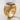 Tiger Eye Wolf Pine Ring, gold vermeil finish