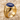 Lapis Athena Owl Ring, gold vermeil product photo