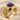 Lapis Clasped Hands Ring, gold vermeil, product photo