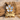 Forget Me Not Ribbon Pendant, gold vermeil, front product view