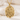 Ivy Coordinates Compass Pendant in gold vermeil finish