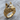 Husky Mask Portrait Ring in gold vermeil, product photo
