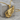 Mermaid Ship Figurehead Pendant, gold vermeil, front view