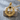 Onyx Anchor Cartouche Pendant, gold vermeil, front product photo