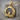 Kraken Porthole Surge Pendant, gold vermeil, front product photo