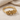 Three Rose Ring, gold vermeil, front product view