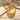 Nike Laurel Wing Pendant, gold vermeil, front view