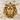 Gorgoneion Raised Serpent Ring, gold vermeil product photo