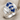 Cobalt Armored Claw Ring, polished silver, product photo