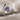 Amethyst Petal Fold Ring in polished silver, front view
