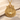 Apollo Lyre Sunstone Pendant, gold vermeil, front product photo