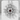 Bone Rosette Garnet Pendant, polished silver, front product view