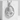 Bear Portrait Pendant, polished silver, front product view