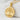 Tree of Life Medallion Pendant, gold vermeil, front view