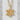 Deco Interlocking Star of David Pendant, gold vermeil product photo