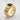 Hexagon Onyx Ring, gold vermeil, angled product photo