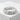 Thin Wave Ring in polished silver, front product view