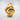 Treble Clef Ring, gold vermeil finish, front view