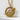 Celtic Raven Pendant, gold vermeil, angled studio product photo