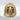 Executioner Mask Ring, gold vermeil, product photo