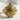 Green Stone Sea Turtle Ring, gold vermeil, product photo
