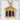 Cathedral Violet Apse Pendant, gold vermeil product photo