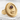 Vampire Garnet Lip Ring, gold vermeil, angled studio product view