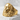 Vanitas Candle Mask Ring, gold vermeil finish