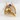 Bird Skull Amethyst Arch Pendant, gold vermeil product photo