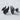Griffin Crest Stud Earring, black rhodium plated, product photo view
