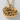 Unicorn Sleeping Curl Pendant, gold vermeil, product photo