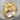 Saint Benedict Crucifix Ring, gold vermeil, angled product photo