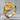Saint Michael Sword Ring in gold vermeil, front view
