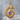 Kukulkan Amethyst Serpent Pendant, gold vermeil, product photo