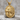 Quetzalcoatl Feather Crest Pendant in gold vermeil, front view