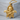 Maya Maize God Flower Pendant, gold vermeil product photo