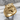 Aztec Jaguar Warrior Crest Ring, gold vermeil finish product photo