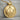 Hedeby Ship Fish Pendant, gold vermeil product photo