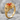 Carnelian Floret Stacking Ring, gold vermeil, angled studio view