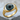 Evil Eye Cathedral Gaze Ring, gold vermeil, angled product view