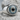 Evil Eye Satin Gaze Ring, polished silver, product photo