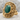 Malachite Arabesque Frame Ring, gold vermeil, product photo