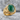 Green Agate Crocodile Scale Ring, gold vermeil, angled product photo