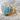 Turquoise Kingfisher Branch Ring, gold vermeil, angled side view