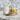 Mother of Pearl Fold Ring, gold vermeil product photo