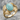 Amazonite Willow Enamel Ring, gold vermeil, angled product view