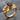 Garnet Camellia Frame Ring, gold vermeil, angled studio product photo
