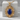 Lapis Baroque Cartouche Pendant, gold vermeil, front view